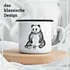 Ligarti Handgemaakte emaille mok Panda 300ml Ligarti Handgemaakte emaille mok Panda 300ml