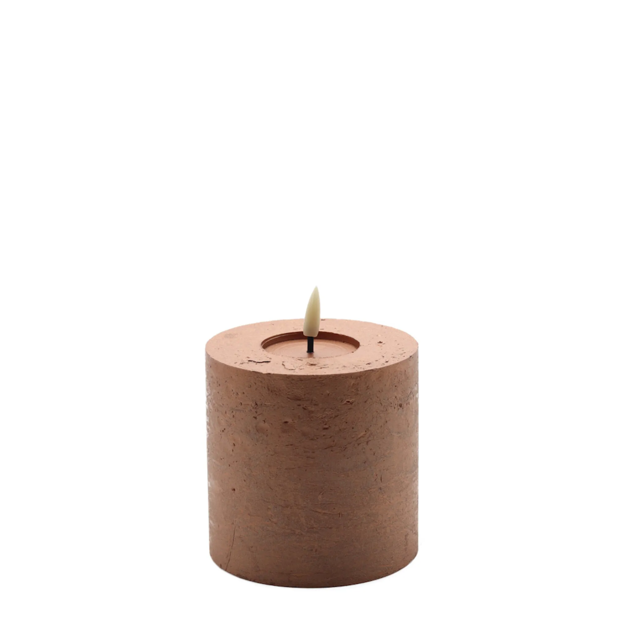 led kaars rustic sand 10x10cm kopen?