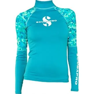 Scubapro Rash Guard UPF50 Camiseta Manga Larga Caribbean