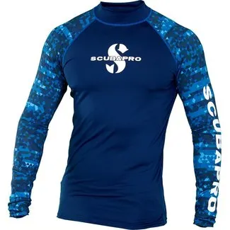 Scubapro UPF50 Camiseta Manga Larga Aegean Hombre