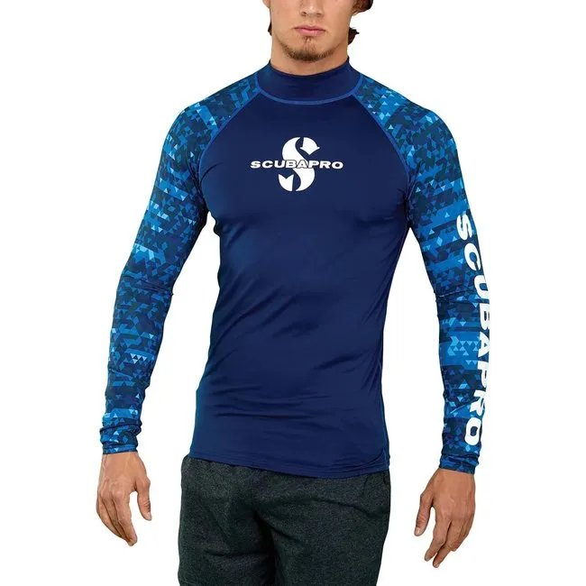 Scubapro UPF50 Camiseta Manga Larga Aegean Hombre