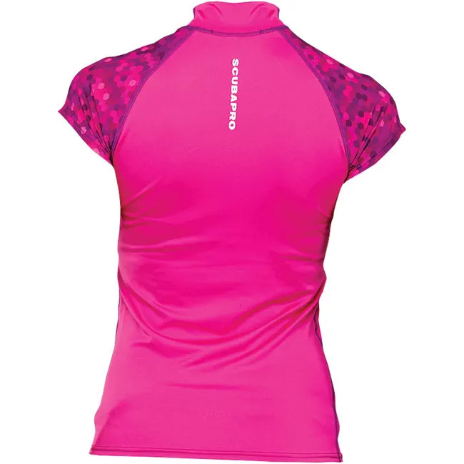 Scubapro Rash Guard UPF50 Camiseta Manga Corta Flamingo