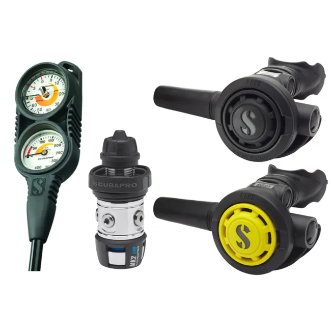 Scubapro Pack MK2 EVO / R095 + Octopus R105 + Consola Compact