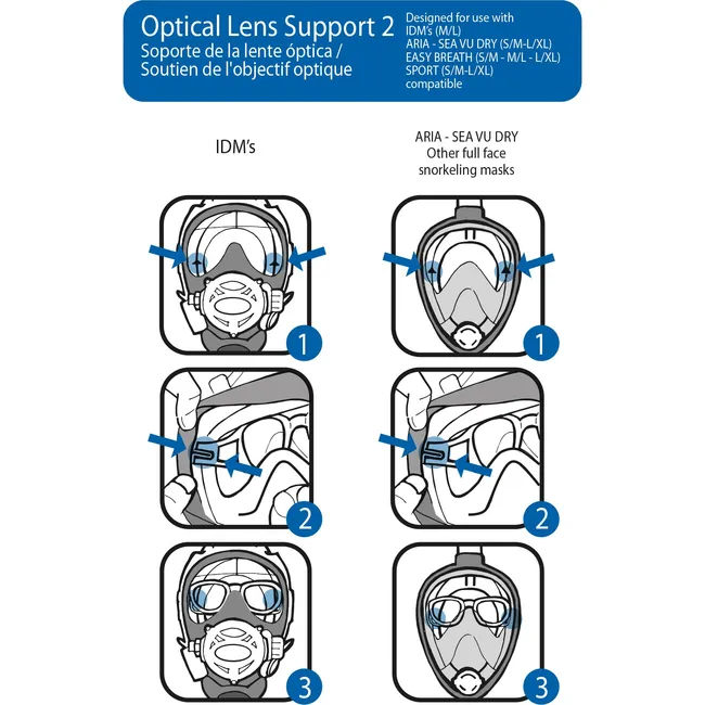 OceanReef Soporte para Lentes Ópticas 2.0