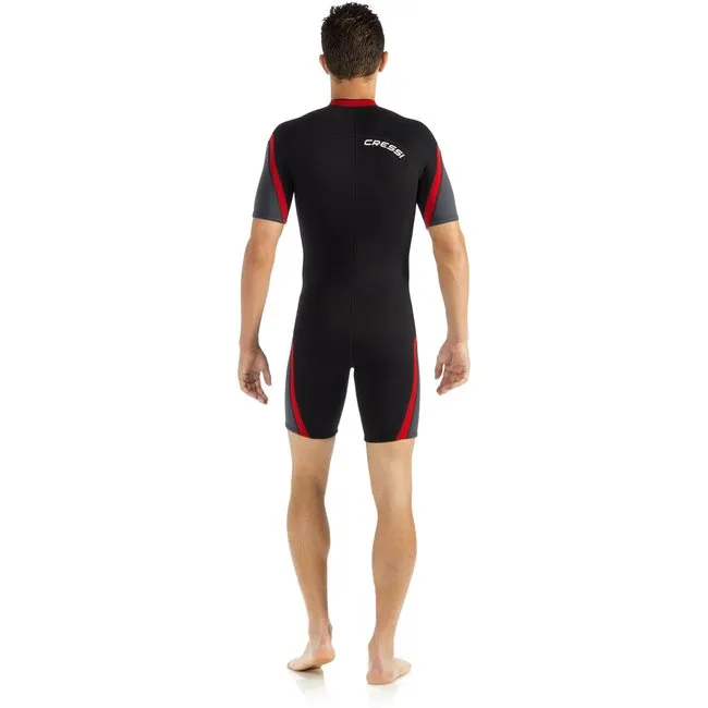 Cressi Shorty Playa 2.5mm Rojo Hombre EOL
