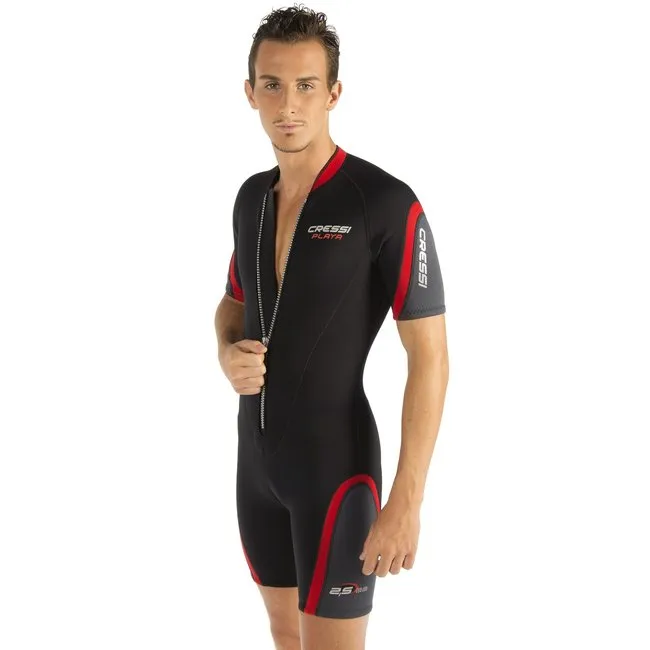 Cressi Shorty Playa 2.5mm Rojo Hombre EOL
