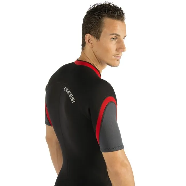 Cressi Shorty Playa 2.5mm Rojo Hombre EOL