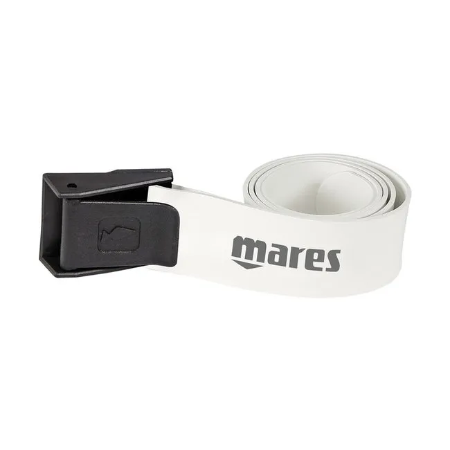 Mares Cinturón de Lastre Hebilla Nylon Blanco