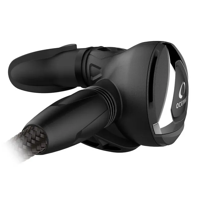 Oceanic Delta 5 EDX (Din) Black with Alpha 10 Octo and Reg. Bag