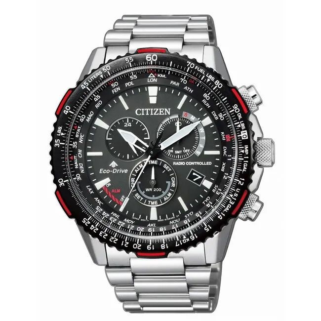 Citizen Promaster Eco-Drive BN0235-01E Orologio Uomo Solare, Nero, Cinturino In Plastica, Vetro Minerale