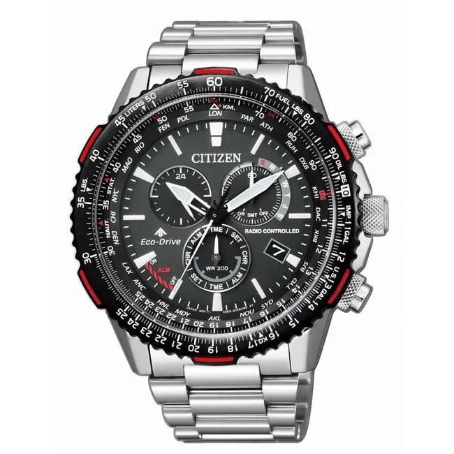 Citizen Promaster Eco-Drive BN0235-01E Orologio Uomo Solare, Nero, Cinturino In Plastica, Vetro Minerale