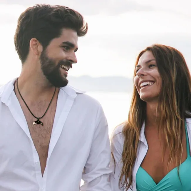 Big Blue by Roland St John Pendentifs En Hématite - Queue De Baleine