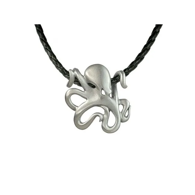 Big Blue by Roland St John Colgantes de peltre - "Leggs" Octopus