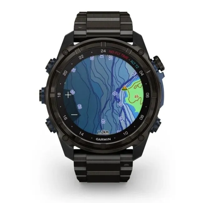 Garmin Descent MK3i - 51 mm DLC Titanium Strap