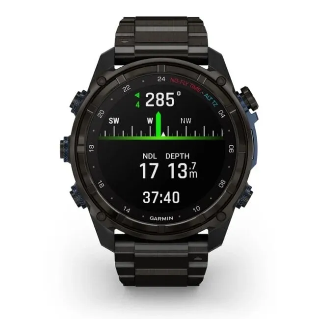 Garmin Descent MK3i - 51 mm DLC Titanium Strap