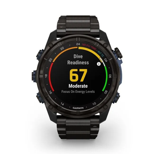 Garmin Descent MK3i - 51 mm DLC Titanium Strap