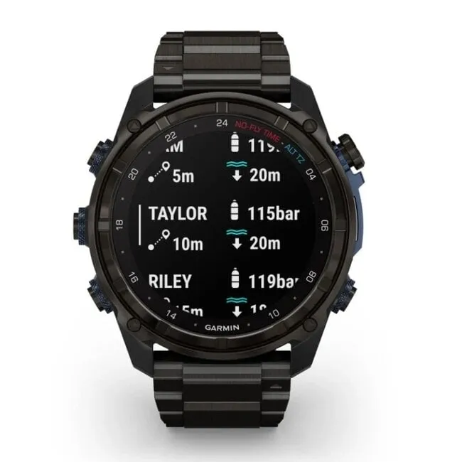Garmin Descent MK3i - 51 mm DLC Titanium Strap