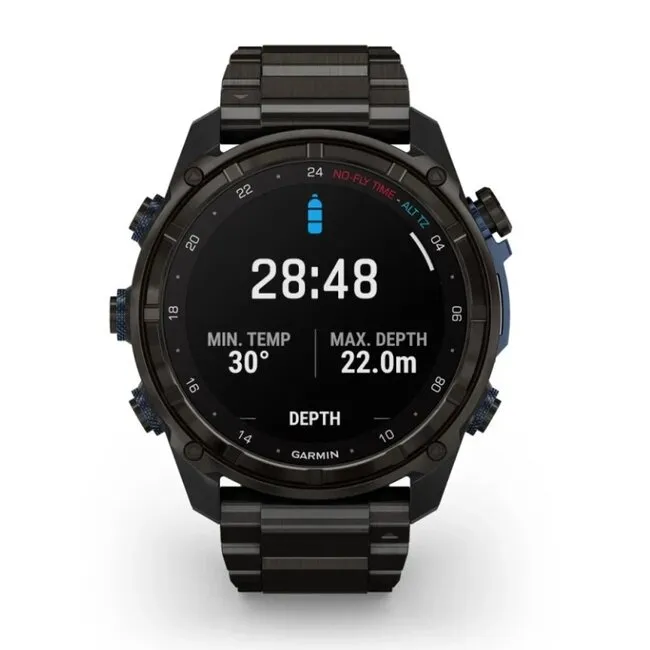 Garmin Descent MK3i - 51 mm DLC Titanium Strap