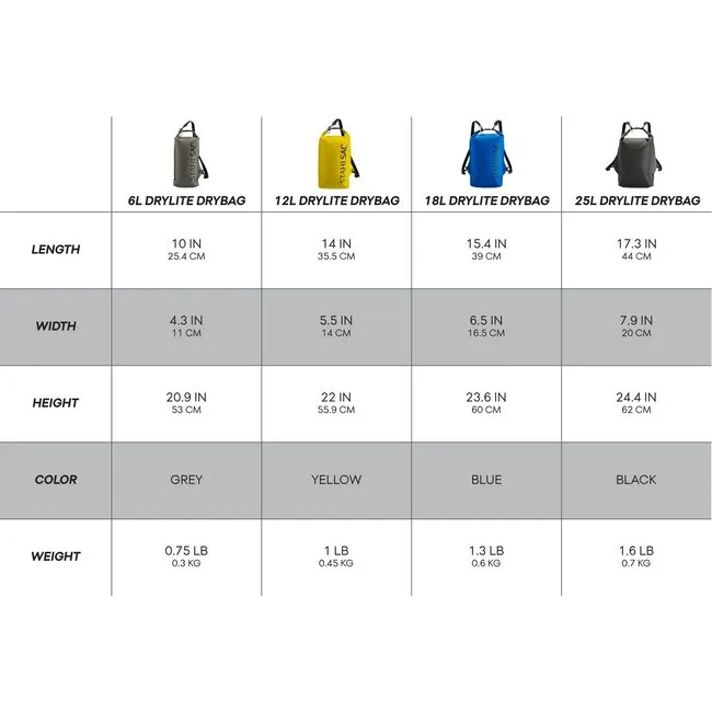 Stahlsac Drylite Drysac