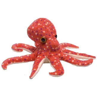 Wild Republic Hug'Ems Pulpo Rosa 17cm