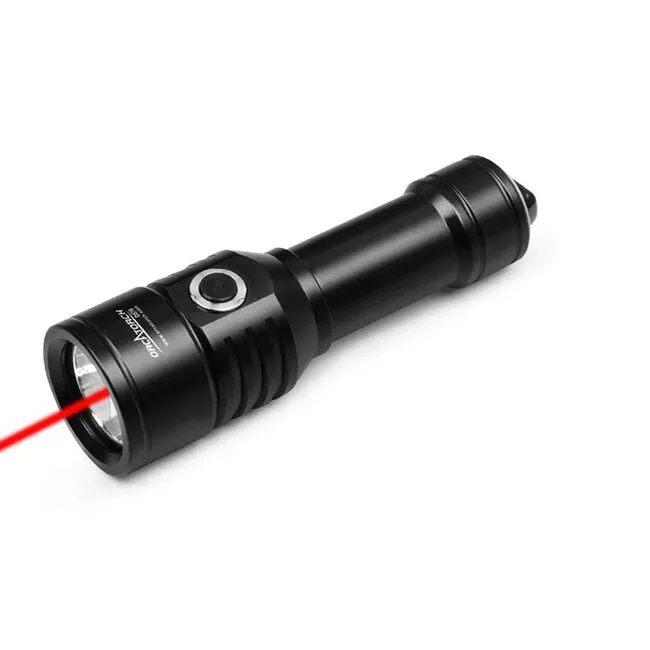 OrcaTorch D570-RL Diving Light Red Laser