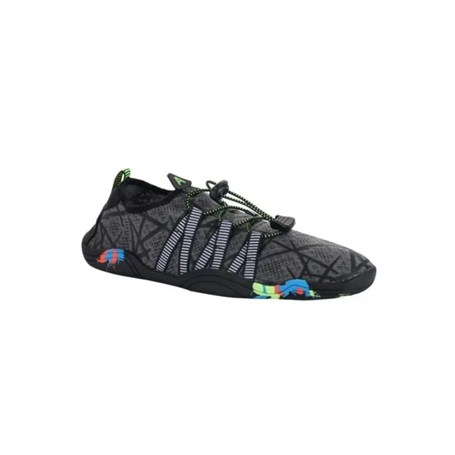 Atlantis Happy Feet Cordones Negro/Verde