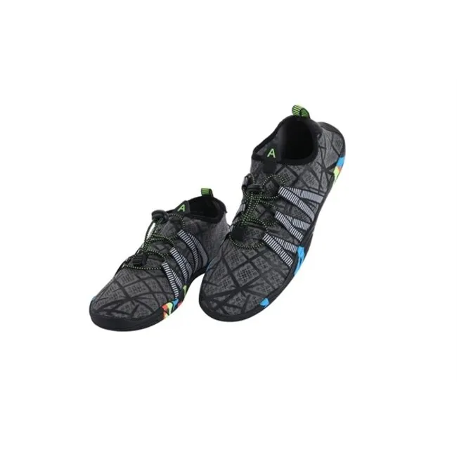 Atlantis Happy Feet Cordones Negro/Verde
