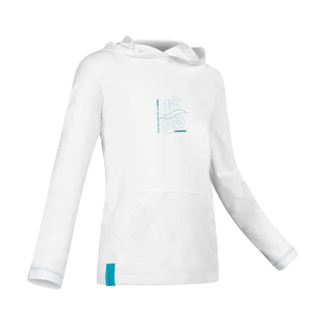 Camaro Lycra con Capucha Infantil Manga Larga Blanco/Baia