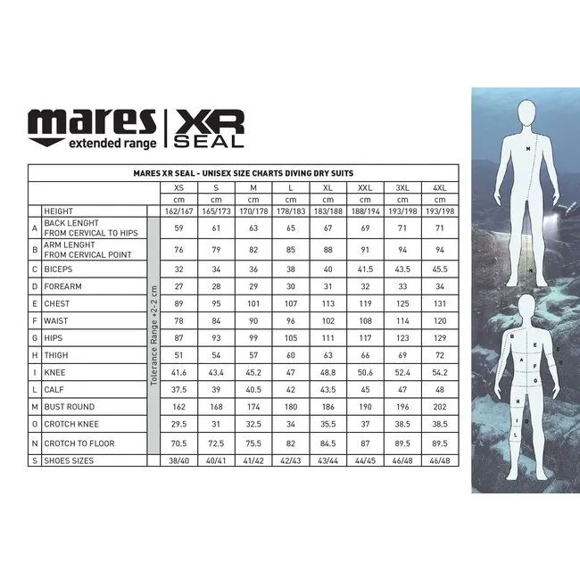 Mares XR-Seal / Plura traje seco