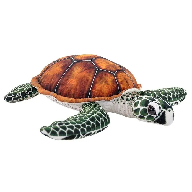 Wild Republic Groene Zeeschildpad II LO Knuffel 38-50cm