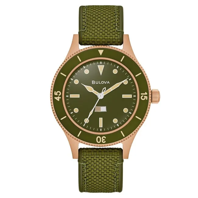 Bulova 98A324 MIL-SHIPS Bronze Edición Especial