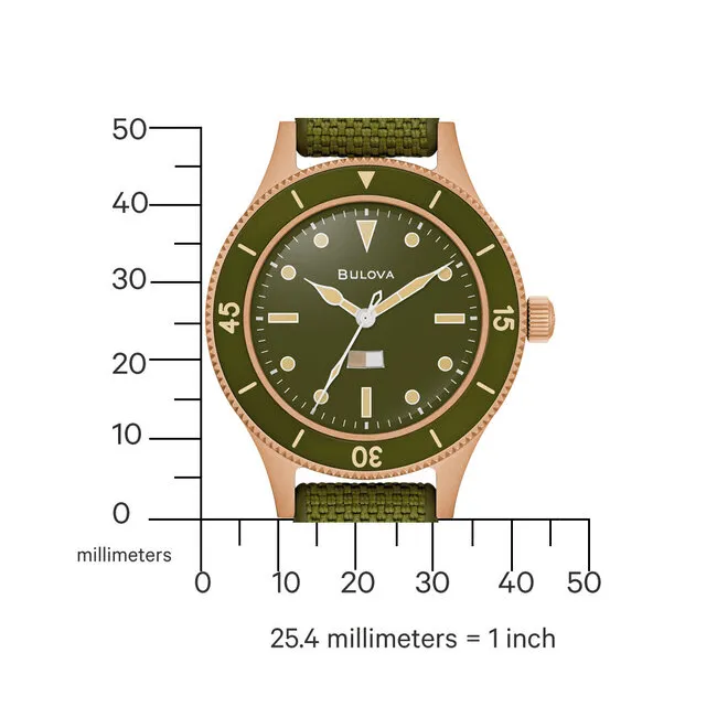 Bulova 98A324 MIL-SHIPS Bronze Edición Especial