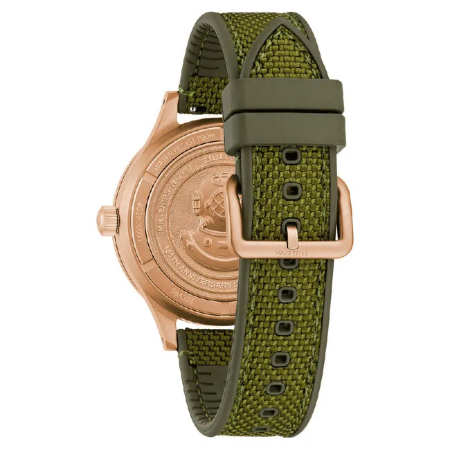 Bulova 98A324 MIL-SHIPS Bronze Edición Especial