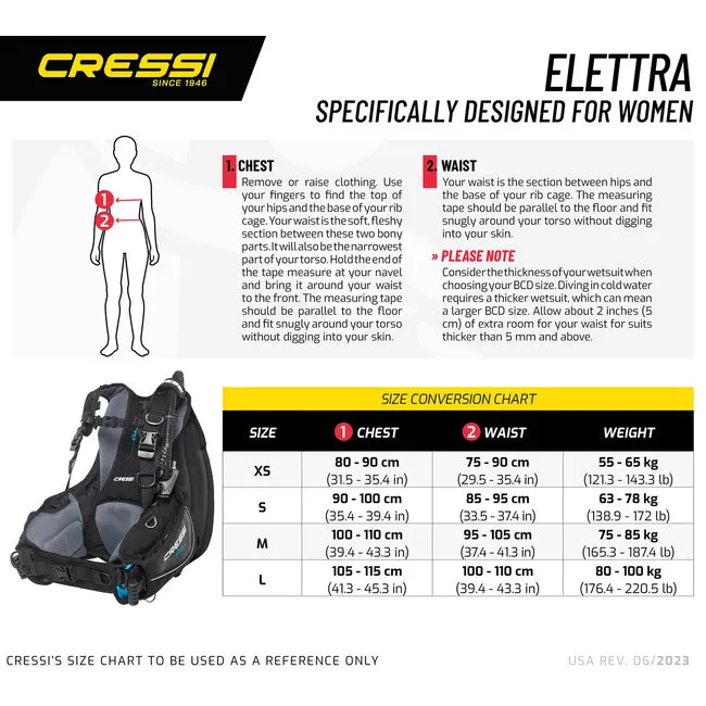 Cressi Elettra B.C.D.