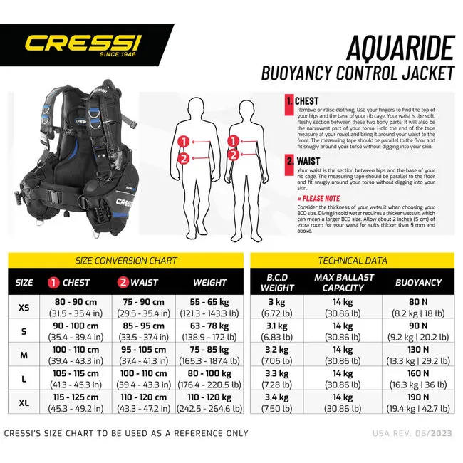 Cressi Aquaride B.C.D.