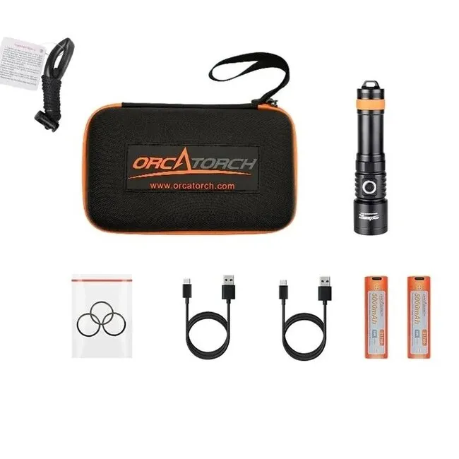 OrcaTorch D710 Pack (2 baterías)