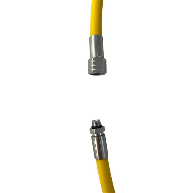 Rydec Latiguillo Regulador LP 3/8" Goma Amarillo