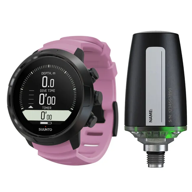 Suunto D5 duikcomputer met tank pod