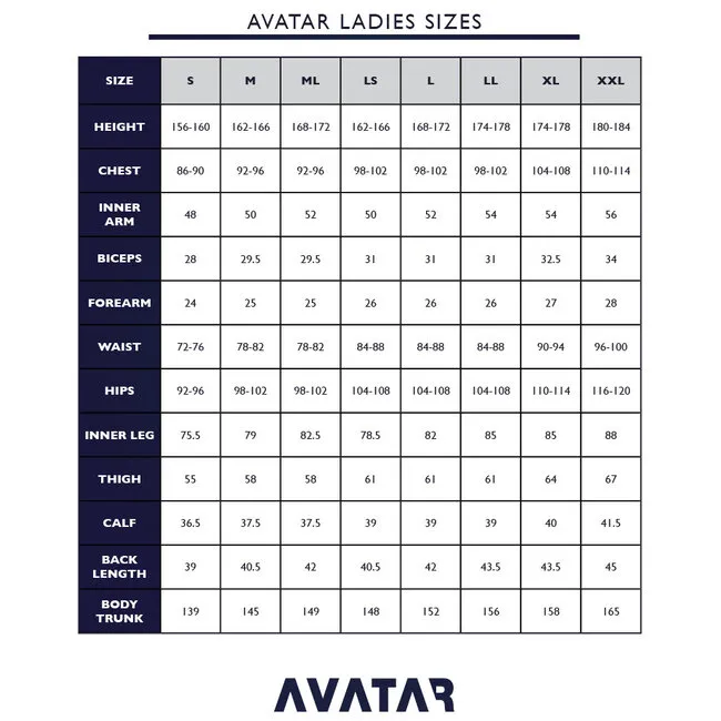 Avatar Trockentauchanzug Damen