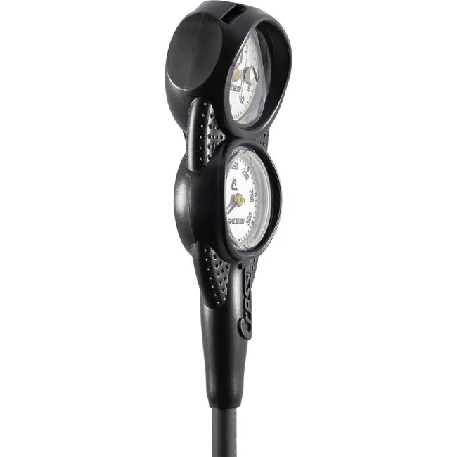 Cressi Consola PD2 Profundímetro + Manómetro Blanco