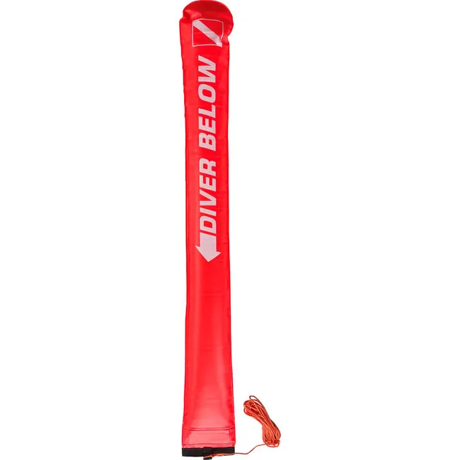 Scubapro Boya Abierta 130cm Naranja
