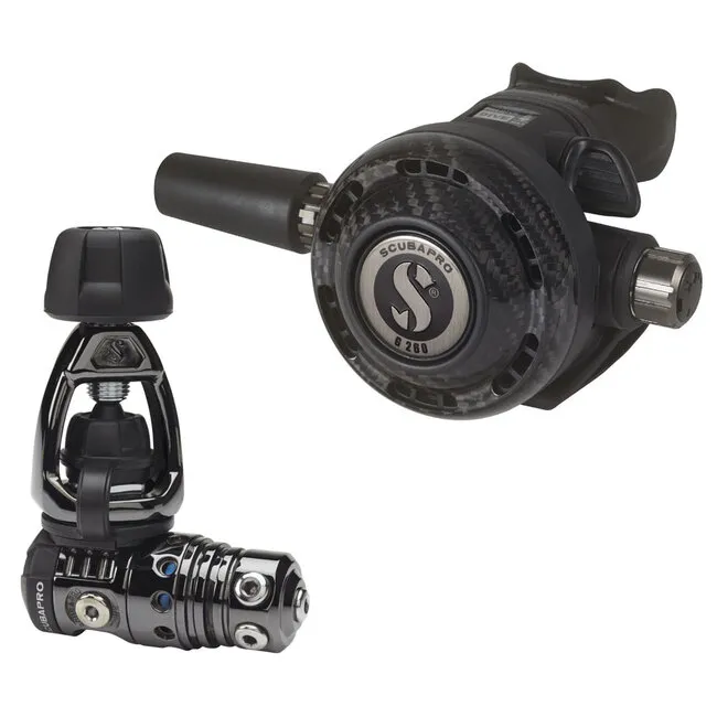 Scubapro Regulador MK25 EVO BT / G260 Carbon Black Tech