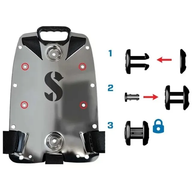 Scubapro S-Tek Trim Pockets para Backplate