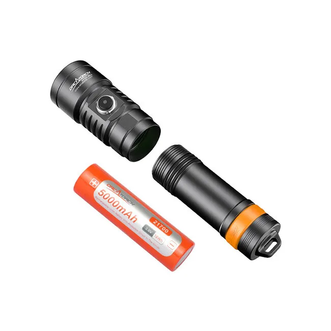 OrcaTorch D710V MK2  (incl. extra battery and snoot)