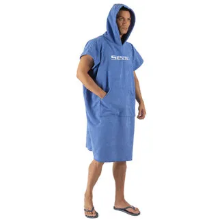Seac Adult Poncho Blue