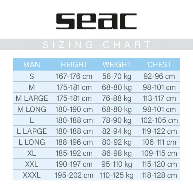 Seac Space 5mm Hombre