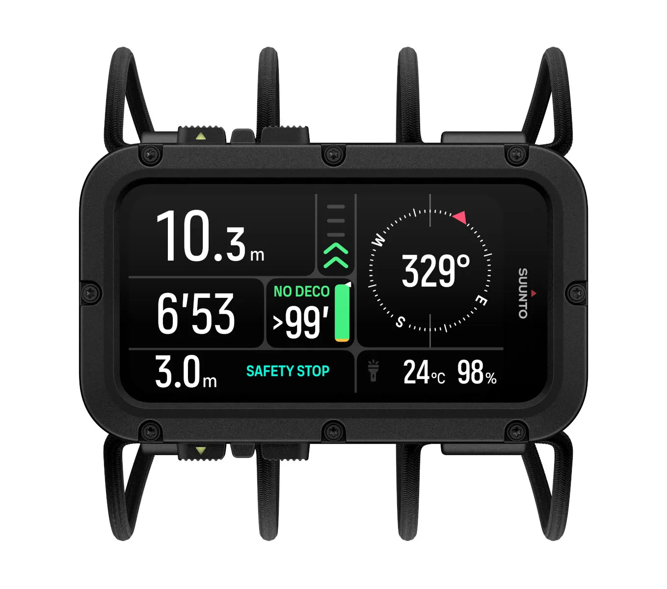 Suunto Nautic with Bungee Cord