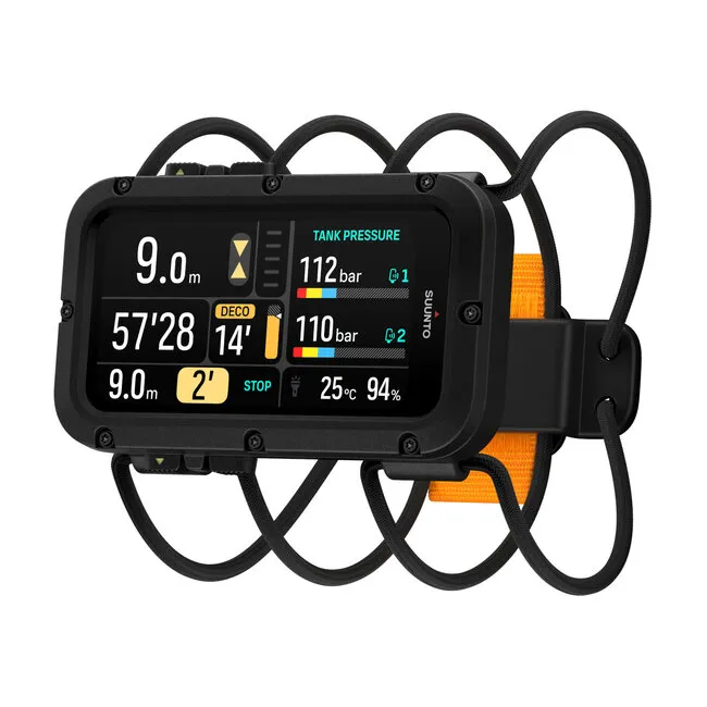 Suunto Nautic with Bungee Cord and Tank Pod