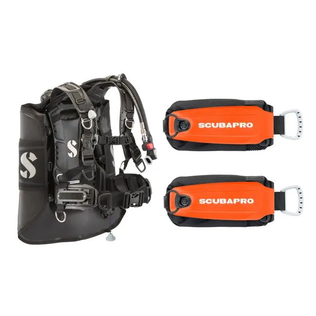 Scubapro Hydros Pro 2 + Bolsillos Mono Rail Estándar
