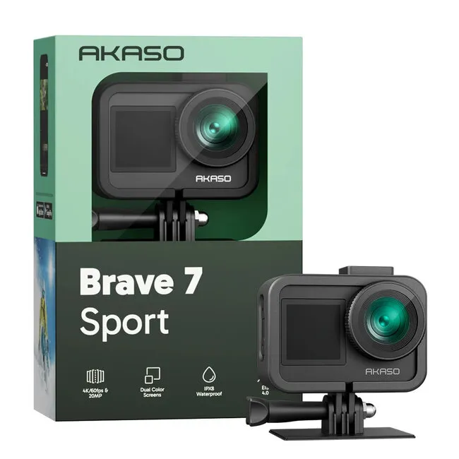 Akaso Brave 7 Sport Kit + Carcasa Estanco
